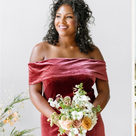 REVELRY VELVET “COURT” DRESS - Picture 3 of 5